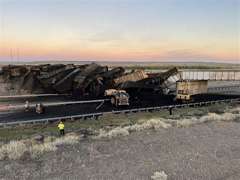 Semitruck driver killed in I-25 coal train derailment, bridge collapse